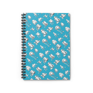 Robotzzz - Spiral Notebook - Ruled Line - VoodooFoxStore
