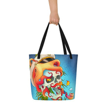 Load image into Gallery viewer, Sea Monster - Beach Bag - VoodooFoxStore