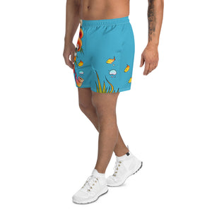 Sea Monster - Men's Athletic Long Shorts - VoodooFoxStore