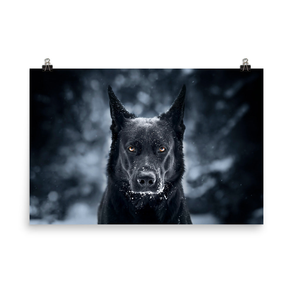 Brick Dark Portrait - Poster - VoodooFoxStore