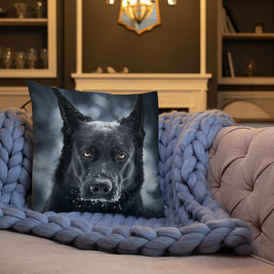 Brick Portrait - Premium pillow - VoodooFoxStore