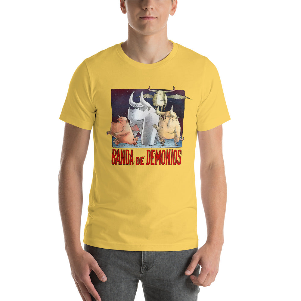 Banda de Demonios - Short-Sleeve Unisex T-Shirt - VoodooFoxStore